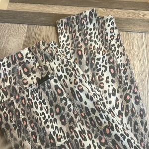 Joe’s Jeans The Charlie.  high rise skinny ankle animal print jeans